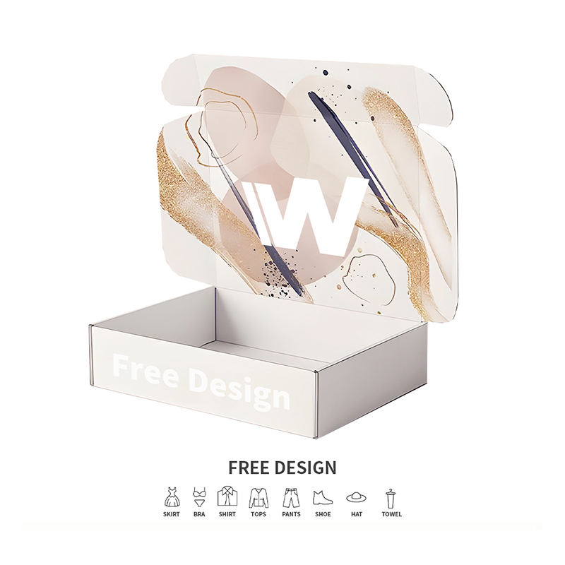 Scatole per imballaggio di abbigliamento in ondulato ondulato