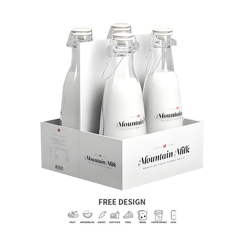 Scatole per imballaggio del latte ondulato